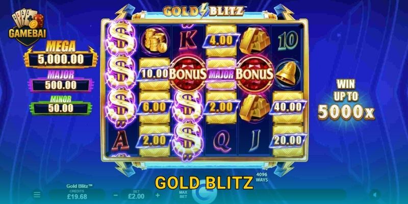 Gold Blitz rực sáng phần thưởng khủng tại Game bài đổi thưởng