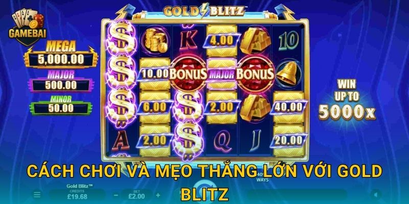 Gold Blitz rực sáng phần thưởng khủng tại Game bài đổi thưởng 3 Cách chơi và mẹo thắng lớn với Gold Blitz
